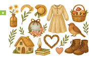 Cottagecore Autumn Collection, an Object Graphic by RT Studio (Thumbnail 1 of 4)