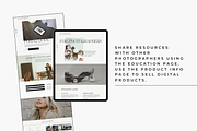Photographer Showit Website Template, a Landing Page Template by Blush Created (Thumbnail 15 of 20)