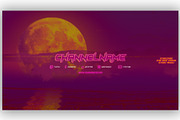 3 Retro Youtube Channel Art Banners, a Social Media Template by RussGFX (Thumbnail 4 of 6)