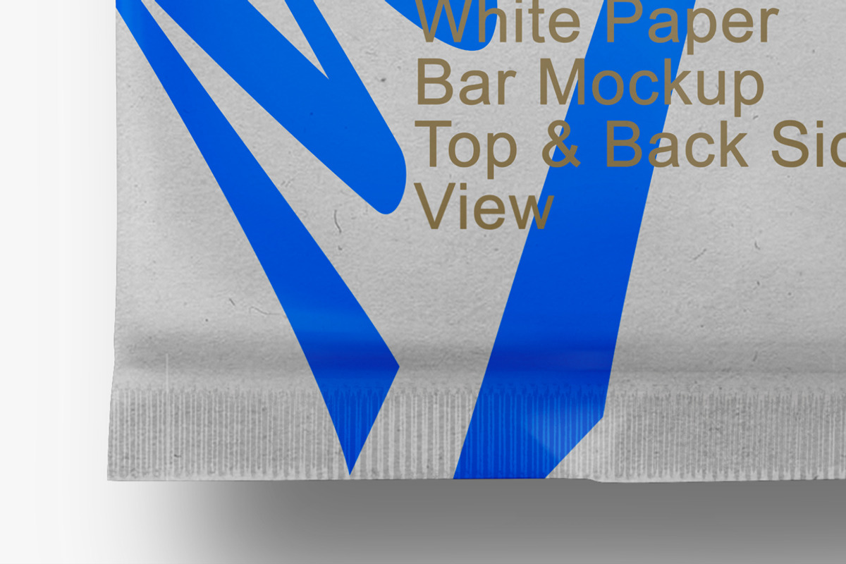 White Paper Bar Mockup, a Packaging Mockup by Reformer Mockup (Photo 4 of 6)