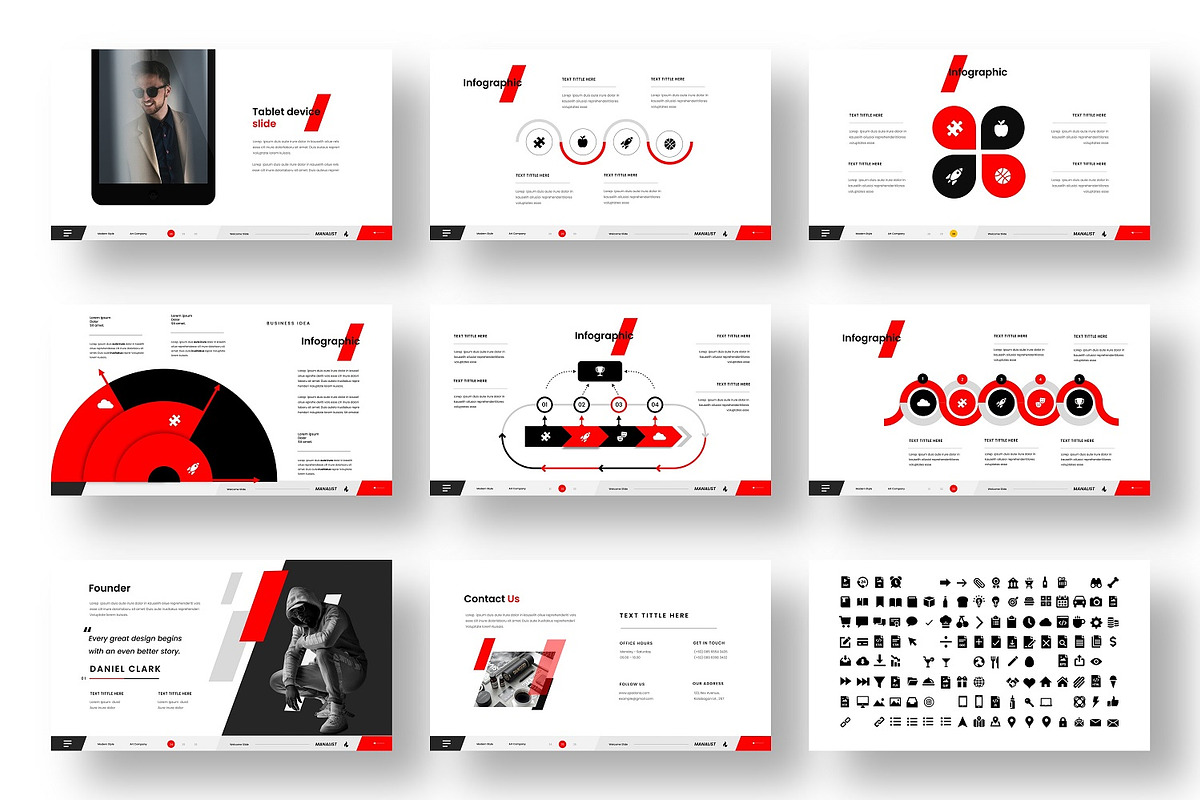 Manalist - Business Google Slide, a Presentation Template by Dens Creative Studio (Photo 5 of 6)