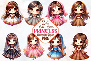 Tiny Cute Princess  Clipart, an Illustration by RobertsArt (Thumbnail 1 of 7)