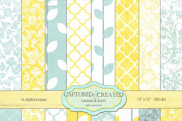 Leaves and Such Paper Set-16 preview 6