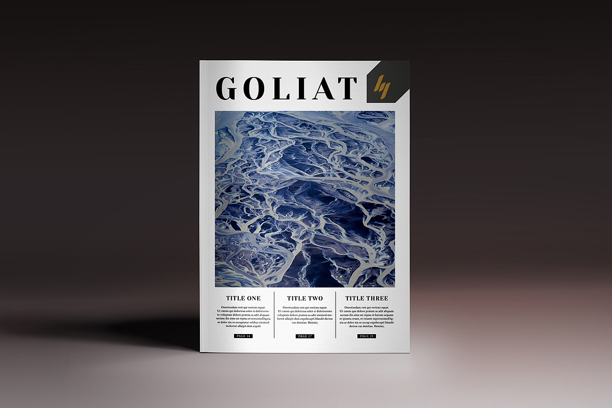 Goliat Magazine, a Magazine Template by Luuqas Design (Photo 2 of 16)