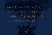 Sloppy childish font written by hand, a Script Font by VyacheslavKolb (Thumbnail 4 of 5)