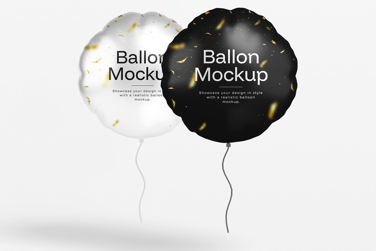 Floating Helium Balloon Mockup, a Product Mockup by SLAB! Design (Photo 4 of 7)