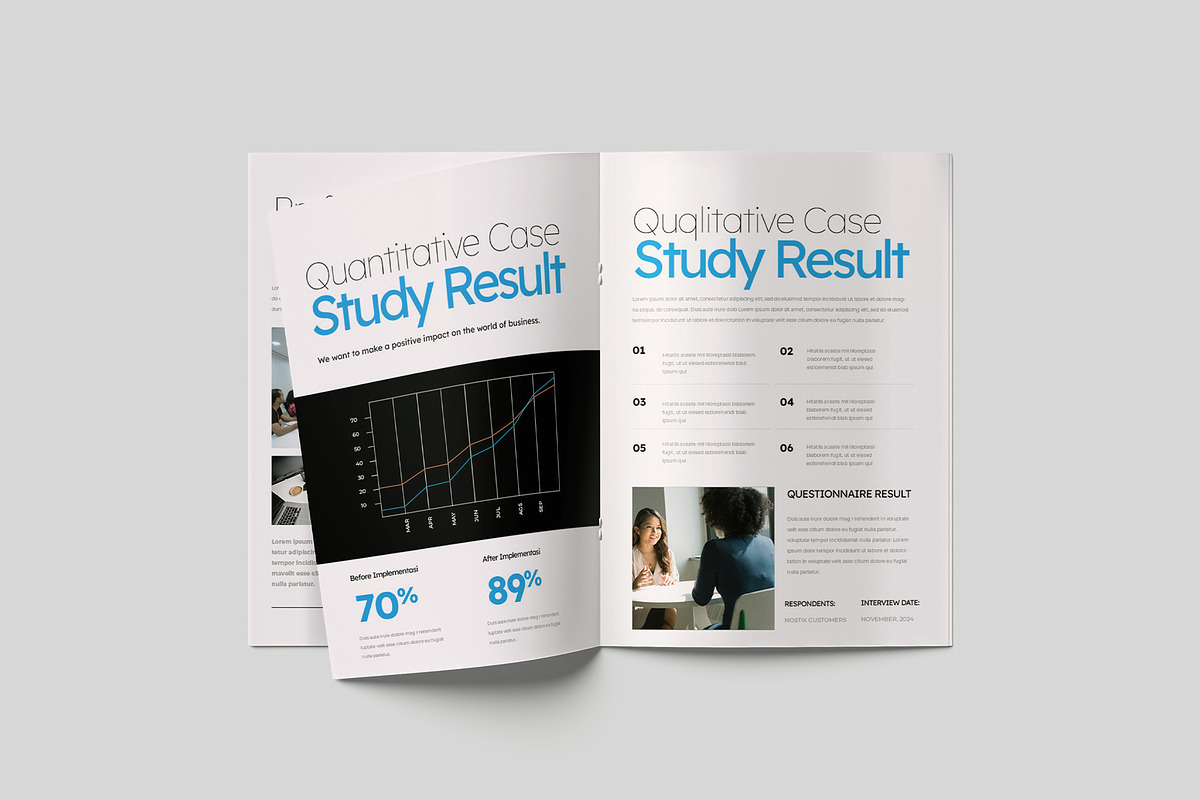 Modern Case Study Brochure Template
