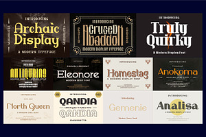 Bundle Elegant Font, a Serif Font by MaikoHatta