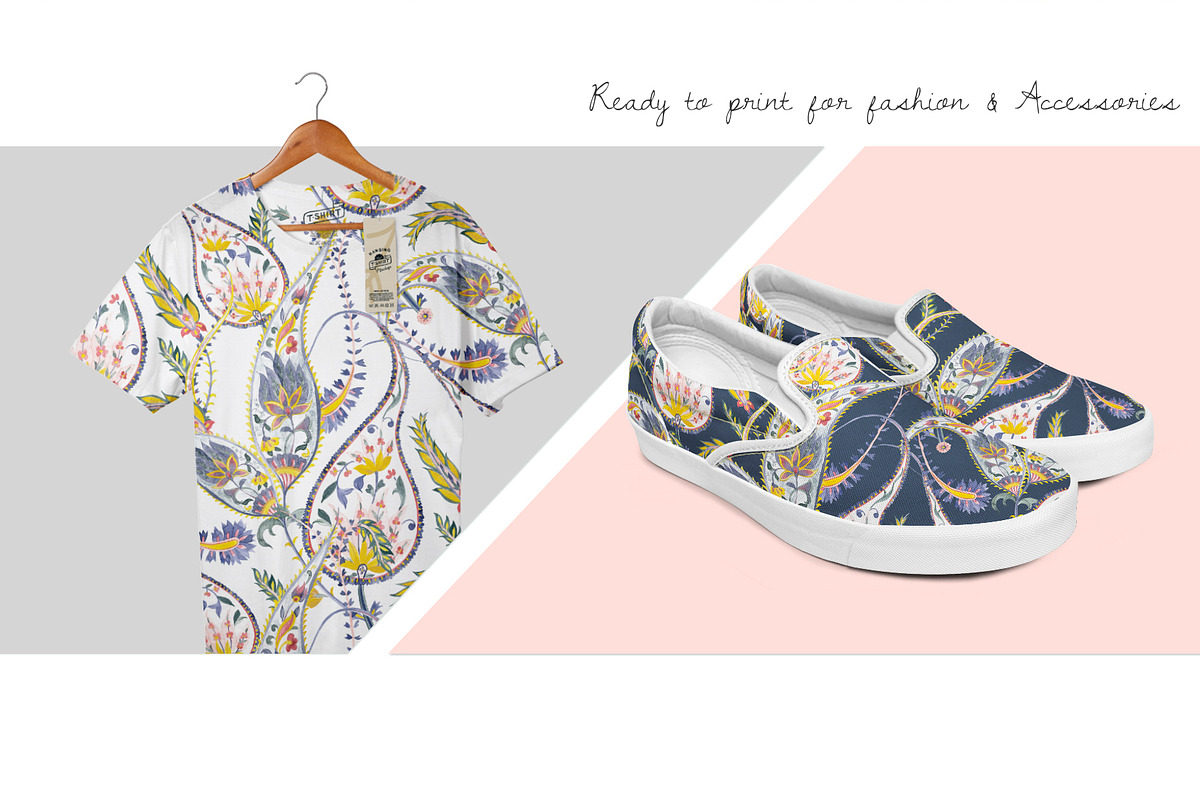 Paisley Elegance, a Pattern Graphic by TSTUDIO (Photo 5 of 12)