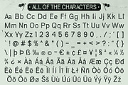 Galdien Stamp, a Sans Serif Font by Craft Supply Co. (Thumbnail 8 of 8)