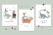 HAPPY DINO graphic set, an Object Graphic by erasovas (Thumbnail 5 of 13)