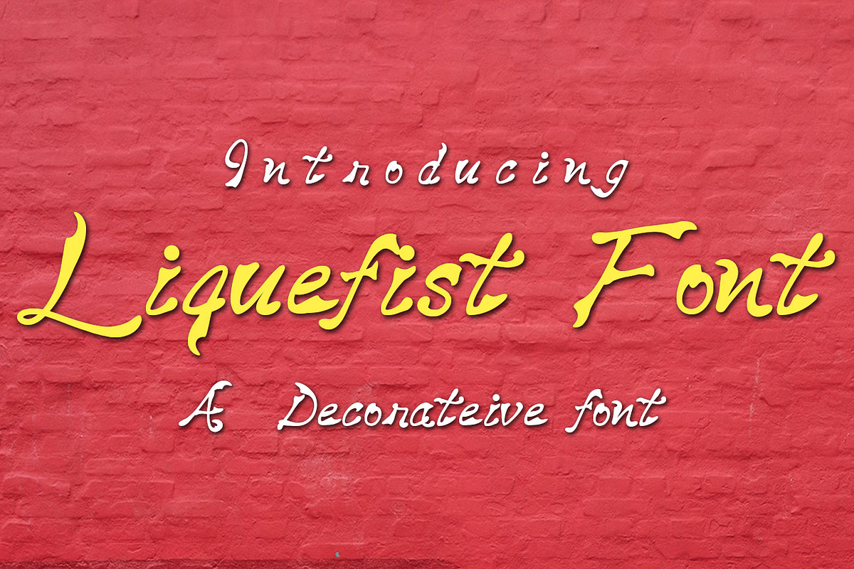 Liquefist Font