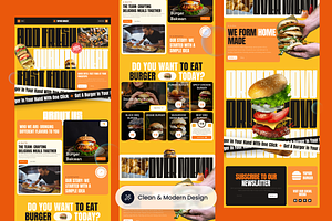 Burger Restaurant Food Landing Page