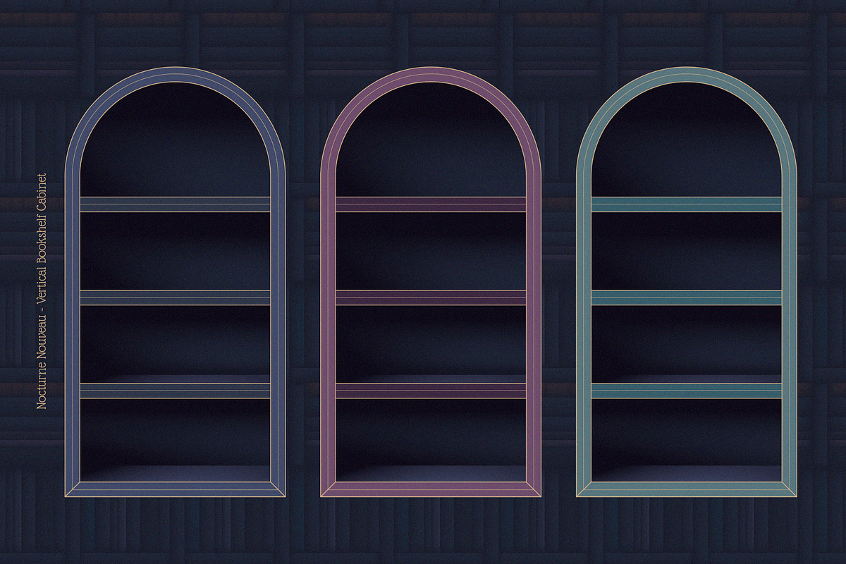 Nocturne Nouveau Branding Kit, a Decorative Illustration by Polar Vectors (Photo 3 of 20)