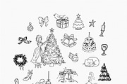 Christmas Embossed Frames & Line art, a Texture Graphic by divanovskaya_nv (Thumbnail 14 of 16)