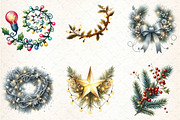 Christmas Lights and Garlands, an Illustration by DreamCafeArt (Thumbnail 4 of 8)