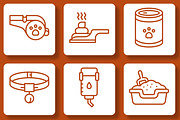 Pet Care Icon Pack, an Outline Icon by Tekuni (Thumbnail 7 of 10)