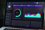 Sketch Web Dashboard UI, an UI Kit Template by Cosmic Motive (Thumbnail 1 of 6)