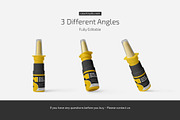 Nasal Spray Bottle Mockup Set, a Cups & Container Mockup by Country4k (Thumbnail 4 of 4)