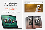 75 Blurred Backgrounds Collection, a Texture Graphic by Digital Space (Thumbnail 5 of 5)