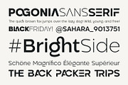 Pogonia - Modern Font Family, a Sans Serif Font by Asenbayu (Thumbnail 12 of 14)