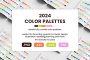 2024 Color Palettes, a Palette Add-On by Ellen Carty Design (Thumbnail 1 of 17)