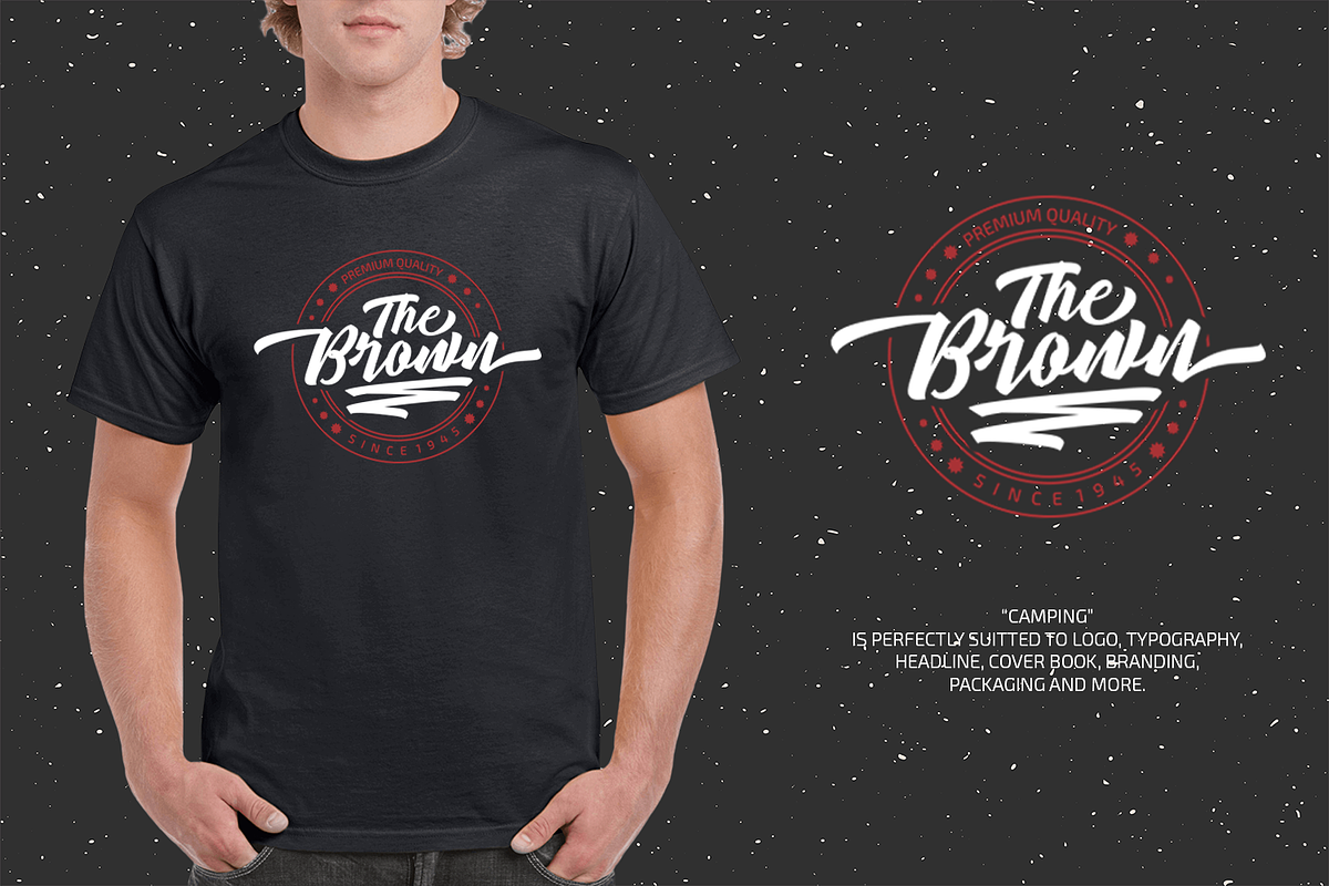 Camping Font Script preview 5