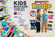 Kids Magazine Template, a Magazine Template by Red Cactus Creative | Creative Market