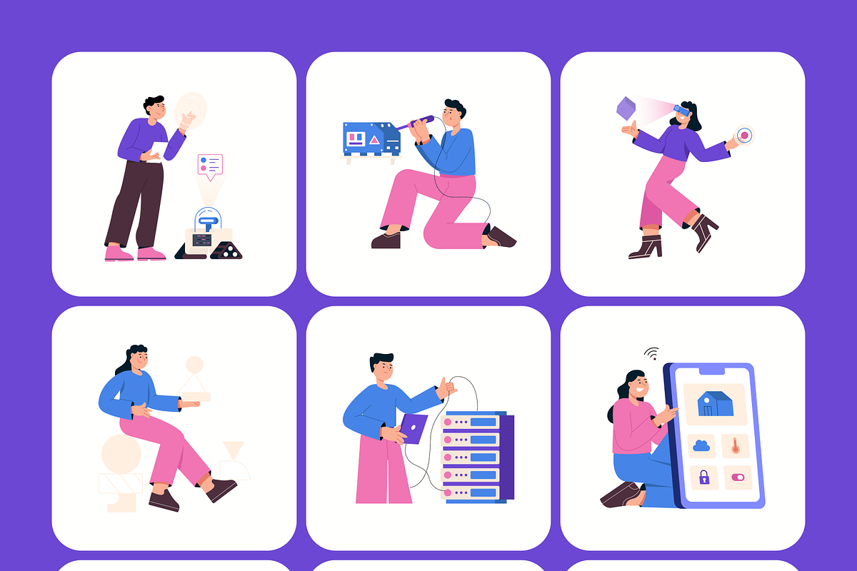 210 Work & Productivity Set, a Work Illustration by Creative Stall (Photo 13 of 18)