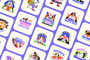 Animated Pet and Animal Stickers Set, an Emoji Icon by Brickclay (Thumbnail 4 of 5)