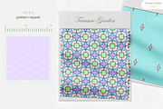 Treasure Garden - Seamless Patterns, a Pattern Graphic by InaCorart (Thumbnail 8 of 9)