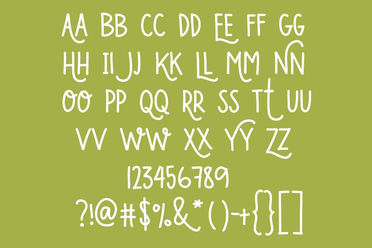 Papaya Sans- Handwritten Font preview 3