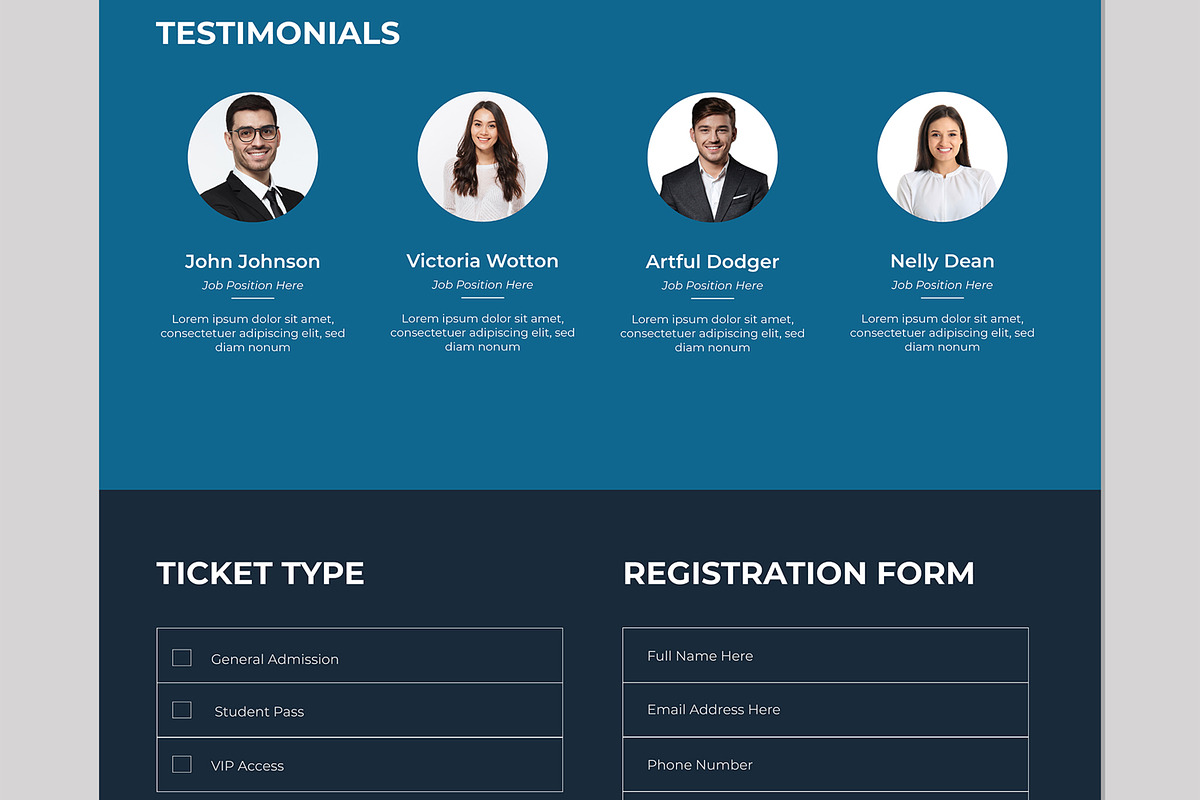 Event Registration Landing Page, a Landing Page Template by MightyDesign (Photo 4 of 9)
