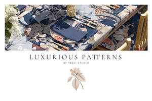 Bonheur, Luxury Exotic Print Pattern