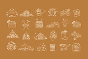 Village Graphic Icons, an Outline Icon by Anna (Thumbnail 3 of 4)
