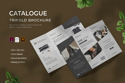 Catalogue - Trifold Brochure, a Design Template by VUNIRA