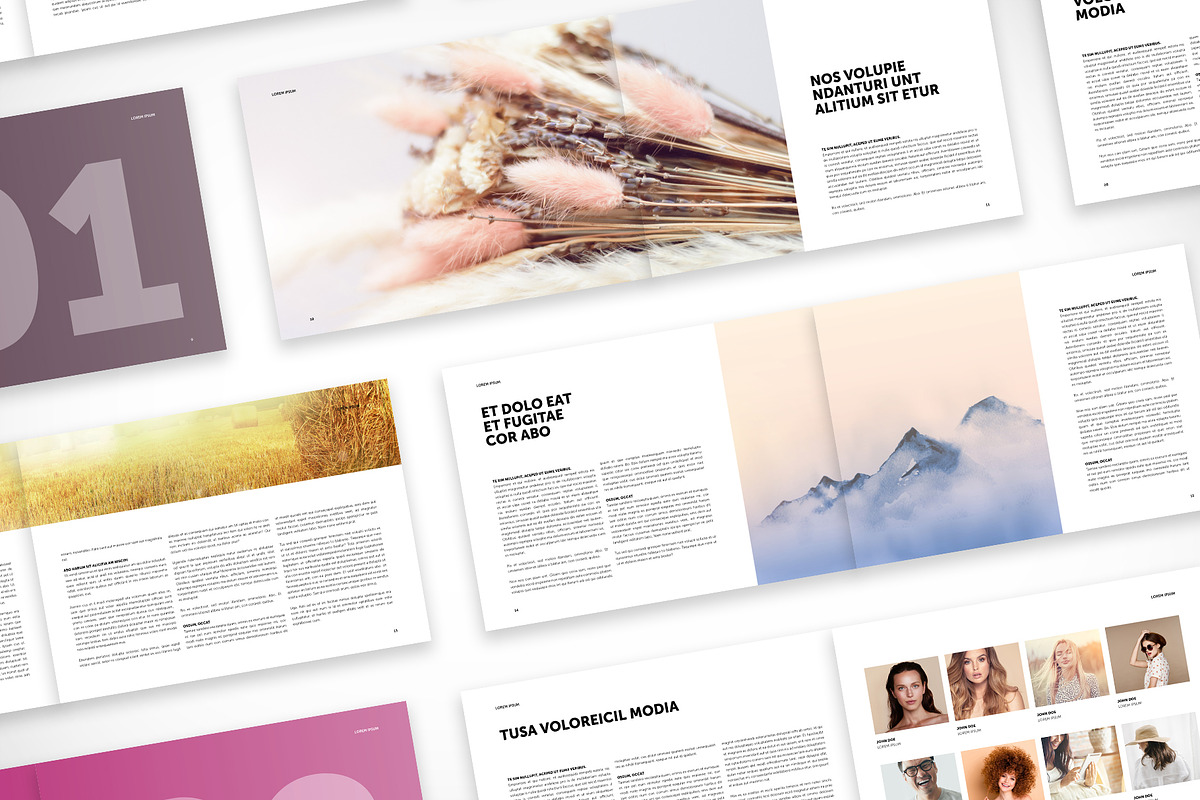Annual Report in Landscape Format, a Brochure Template by McLittle Stock (Photo 1 of 6)