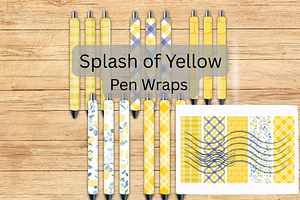 Splash of Yellow Pen Wraps