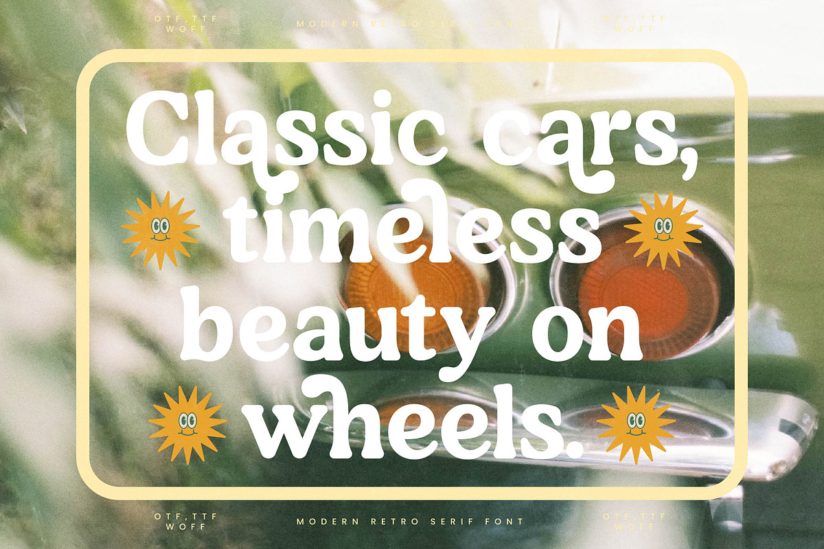 Wildstar Silentos Modern Retro, a Serif Font by timelesstype.co (Photo 8 of 20)