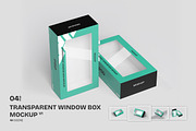 Transparent Window Box - Mockup, a Product Mockup by Rometheme Std (Thumbnail 1 of 5)