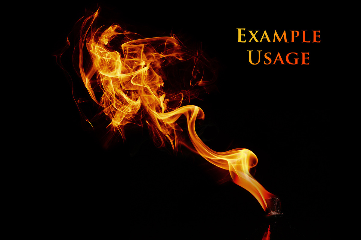 Bundle 11 Fire Overlays, a Decorative Illustration by xresch (Photo 3 of 6)