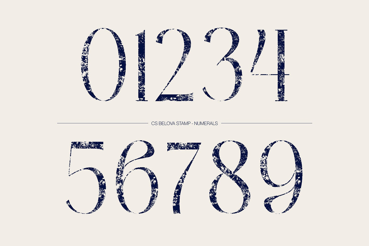 CS Belova Stamp, a Serif Font by Craft Supply Co. (Photo 3 of 8)
