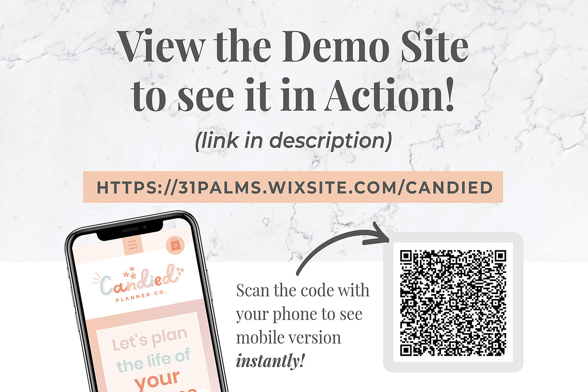 Wix Website Template | Candied, a Wix Template by Thirty One Palms Studio (Photo 4 of 6)