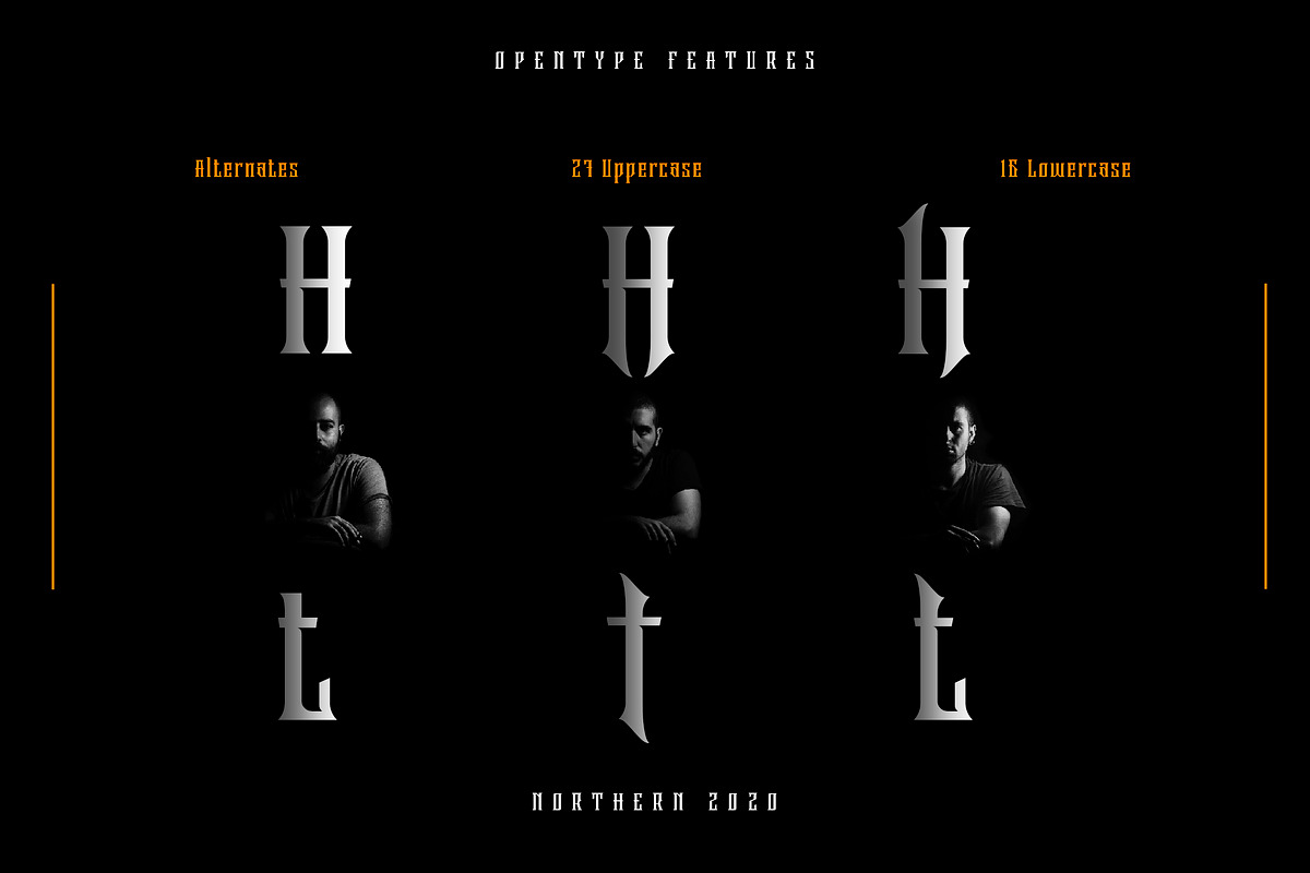 Northern Display Serif, a Blackletter Font by Typia Nesia (Photo 6 of 9)