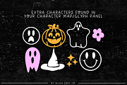 HOCUS GHOST Retro Halloween Font, a Font by Blush Font Co. (Thumbnail 4 of 6)