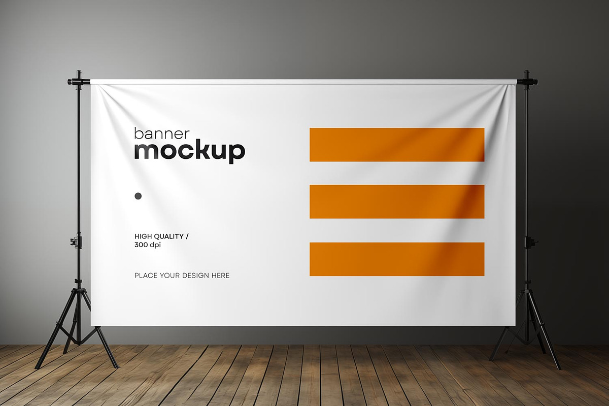 Banner and Press Wall Mockup, an Advertising Mockup by dpi (Photo 11 of 13)