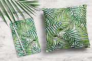 Palm leaves seamless pattern, a Pattern Graphic by Bigio Designs (Thumbnail 2 of 6)