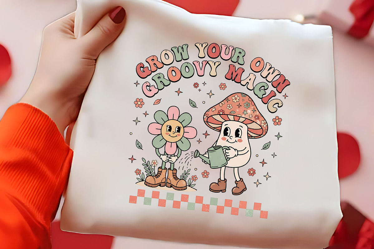 Grow Your Own Groovy Magic Mushroom, a Seasonal Illustration by CrexoraLab (Photo 2 of 4)