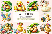 Easter Duck Clipart bundle,, an Illustration by DreamArtGraphic (Thumbnail 1 of 4)