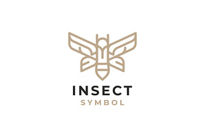 Butterfly Insect Logo